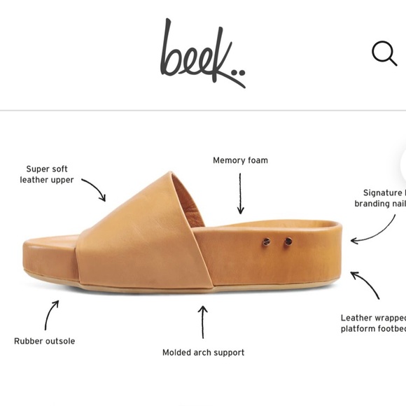 Beek Pelican Leather Platform Sandal
BLACK
$280 women size 8 NEW - Picture 8 of 15